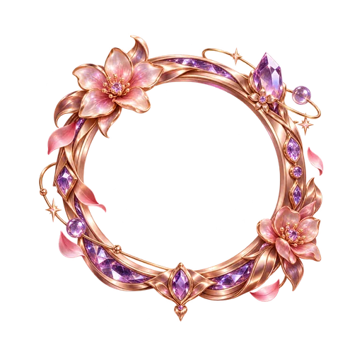 Rose orbit original Vozzo artwork