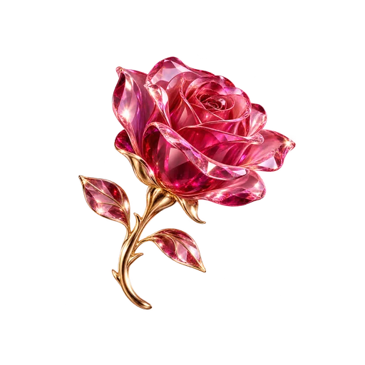 Sculpted rose gift